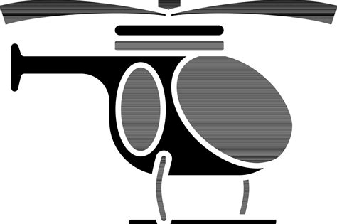 Helicopter Icon In black and white Color. 24471983 Vector Art at Vecteezy