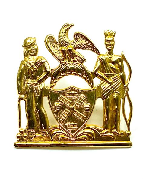 Vintage NYPD Hat Pin Crest