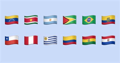 Find the Countries of South America by Flag Emoji Quiz - By geronimostilton