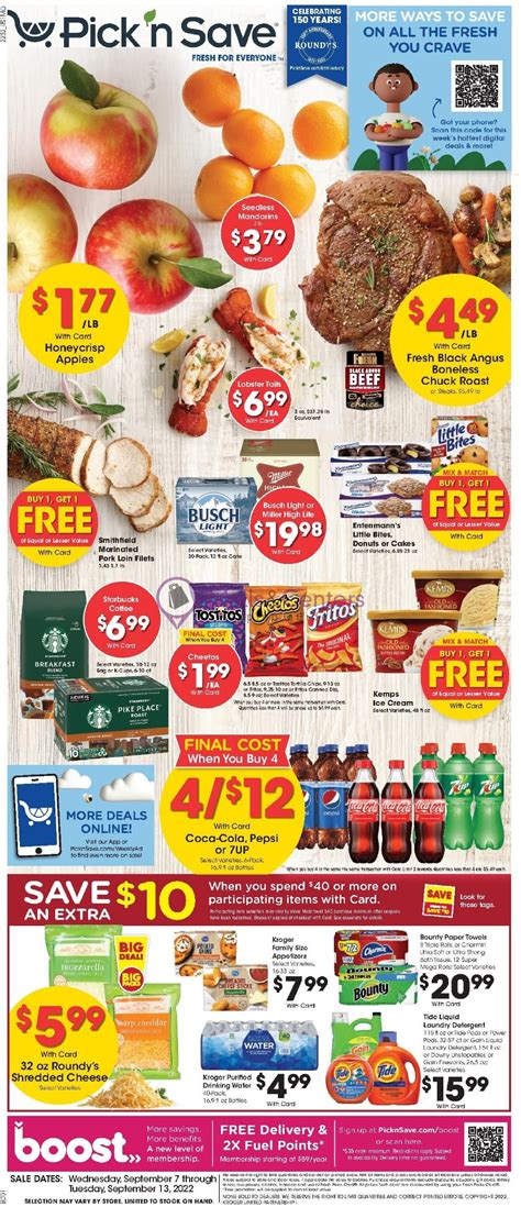 Pick ‘n Save Weekly ad valid from 09/07/2022 to 09/13/2022 - MallsCenters