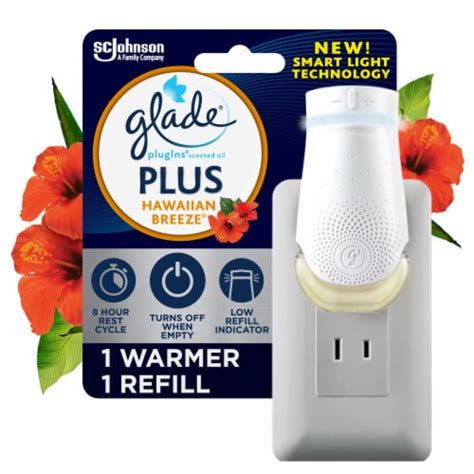 Glade® PlugIns® Plus Air Freshener Starter Kit Hawaiian Breeze, 2 pc ...