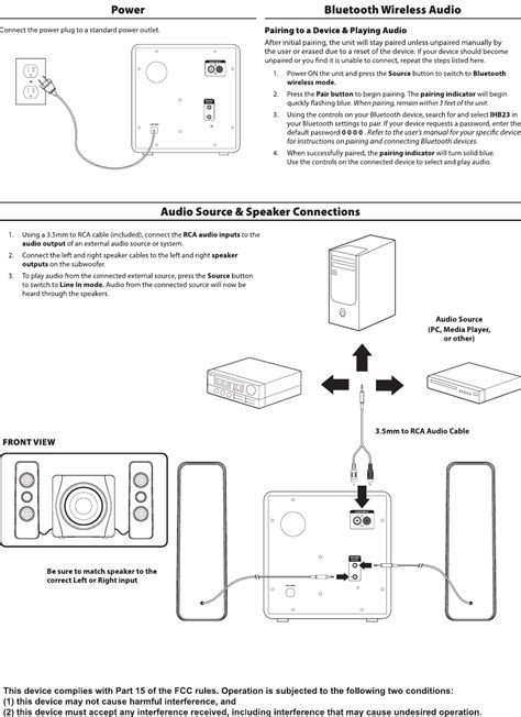 Comson KS356IHB23 Multimedia Active Speaker User Manual