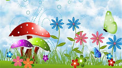 Nature Clipart, Country Spring Flowers HD wallpaper | Pxfuel