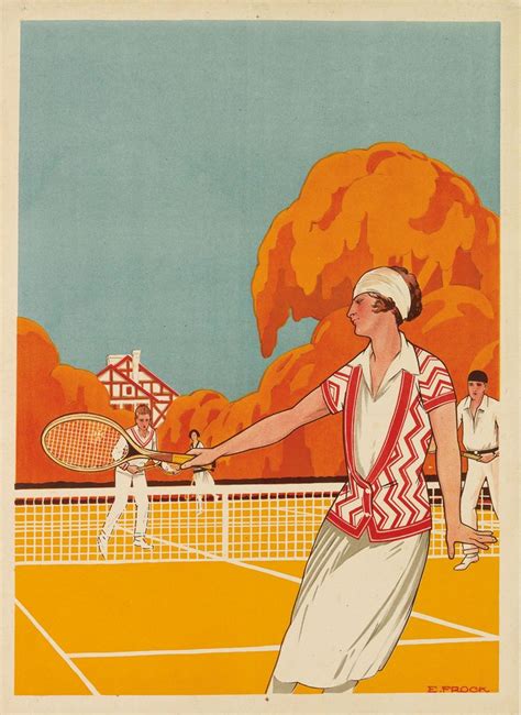 Seventeen Glorious Tennis posters 1895-1956 - Flashbak | Tennis posters, Sport poster, Vintage ...