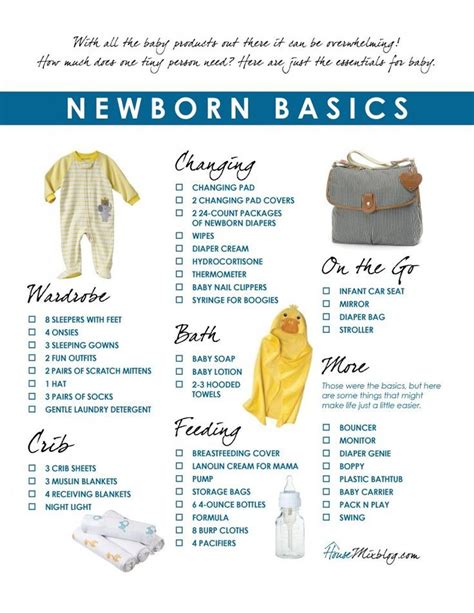 Newborn basics checklist Newborn Essentials Checklist, Newborn Clothes Checklist, Baby Nails ...