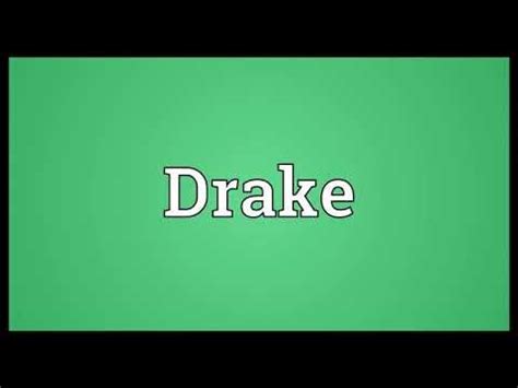 Drake Meaning - YouTube