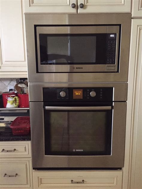 Bosch microwave, model # HMB5051 custom trim kit | Oven cabinet, Wall oven, Microwave oven combo