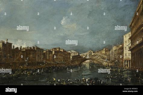 Rialto bridge painting hi-res stock photography and images - Alamy