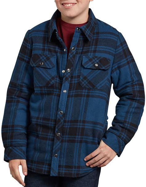 Boys' Flannel Shirt Jacket | Dickies