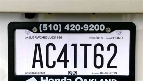 What do the California temporary dealer license plates look like? - Alt Car news