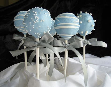 something blue cake pops. | Baby shower cakes for boys, Baby shower ...