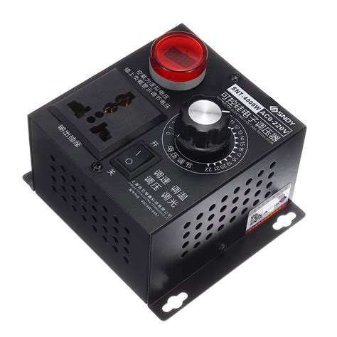 AC 220V 4000W Electronic Variable Voltage Regulator Speed Motor Fan Control Controller – Alexnld.com