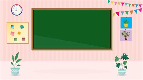 Free Google Slides Virtual Classroom Background PowerPoint Template