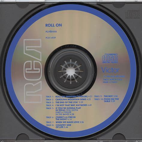 Misc CD / Alabama : Roll On (V001)