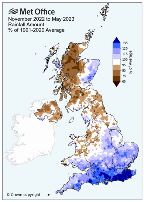 Relative lack of Spring rainfall triggers water scarcity alert | Official blog of the Met Office ...