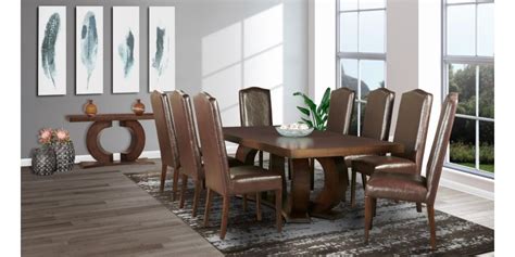 Zara Dining Table Plus 8 Zara Chairs - Bradlows