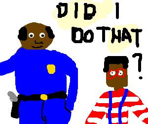 Carl on Duty: Black Cops - Drawception