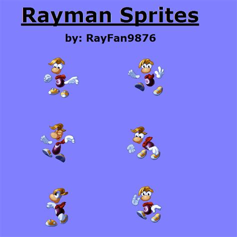 Rayman Sprites by RayFan9876 on DeviantArt