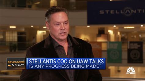 Stellantis COO Mark Stewart on UAW talks: We'll continue to work in ...