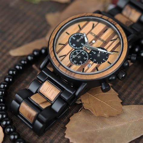 Men's Watches New Special Wood and Metal Design Wooden Wristwatches Ideal Quartz Watch | Watches ...