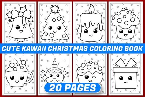 KAWAII and CUTE CHRISTMAS COLORING BOOK Graphic by PRO KDP TEMPLATES ...