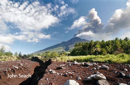 Manam Volcano Photos, Papua New Guinea - John Seach