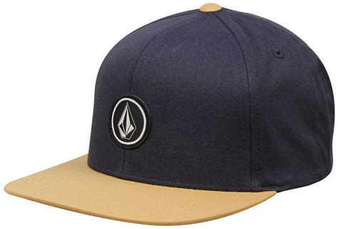 Volcom Quarter Twill Snapback Hat - Midnight Blue