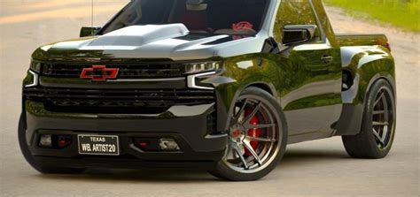 Artist Imagines Hot Rod Chevy Silverado Stepside