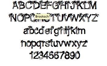 Palm Tree Font by Cheyenne Brooks | TPT