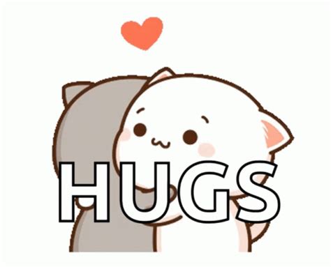 Hugs Peach And Goma Bears Sweet Couple GIF | GIFDB.com