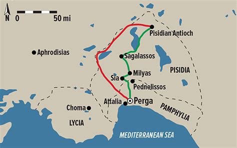 Paul’s First Missionary Journey through Perga and Pisidian Antioch - Biblical Archaeology Society