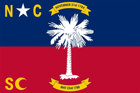 Flag of a united North and South Carolina : r/southcarolina