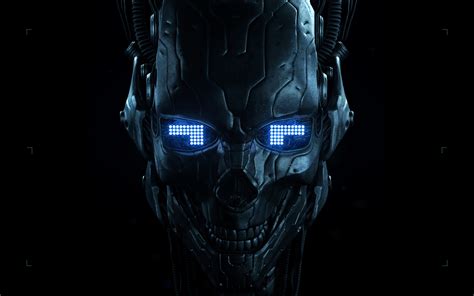 2560x1600 Resolution Robot Skull 2560x1600 Resolution Wallpaper - Wallpapers Den