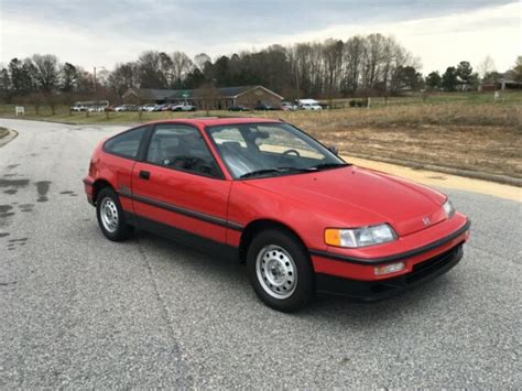 1991 Honda CRX HF 5 speed 1 owner garged since new time capsule for ...