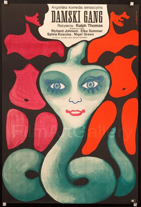 Deadlier Than The Male Vintage 1969 Polish Wiktor Gorka Movie Poster