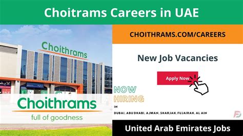 Choithrams Careers in UAE 2023 New Job Openings - YouTube