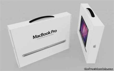 Macbook Pro Box Free 3D Model - .c4d - Free3D