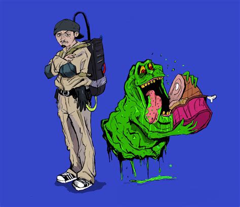 Me and Slimer by artoflunatik on DeviantArt