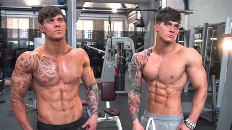 The Harrison twins in the gym Harrison Twins, Ripped Muscle, Muscle ...