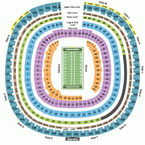 Qualcomm Stadium Seating Chart Rows | Awesome Home