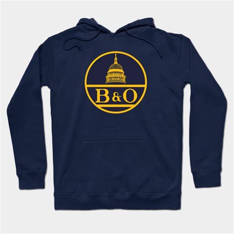 Vintage B&O railroad logo - Railroad - Hoodie | TeePublic