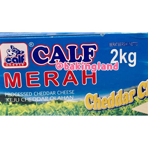 Jual Keju parut Cheddar CALF 2kg | Shopee Indonesia