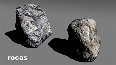 tutoriales blender en español: rocas modelo 3d blender(low poly)