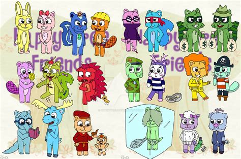 HTF All Characters! by AutisticEli on DeviantArt