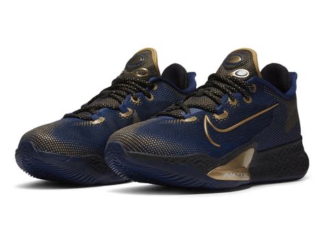 Nike Air Zoom BB NXT Navy Gold Release Date - SBD