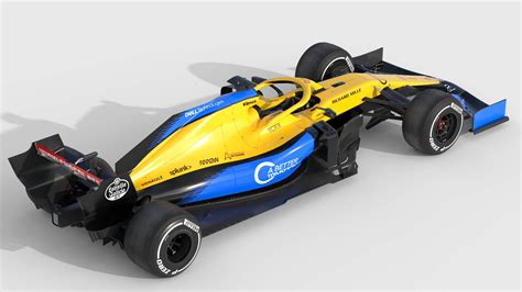 F1 McLaren MCL35 2020 - 3D Model by Cactus3D