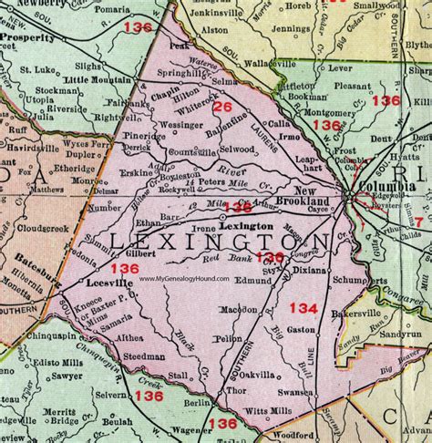 Lexington South Carolina Map | Zoning Map