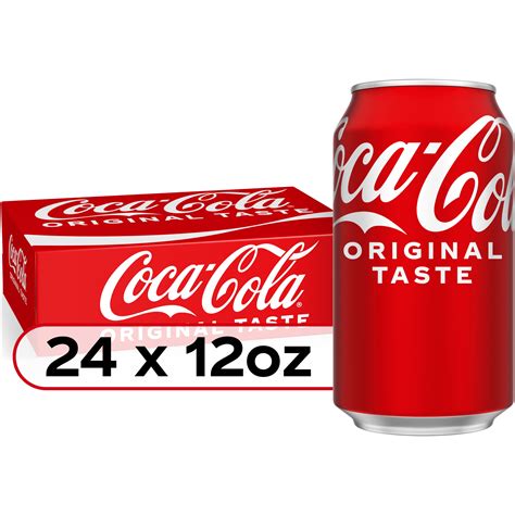 Coca-Cola Soda Pop, 12 fl oz, 24 Pack Cans - Walmart.com