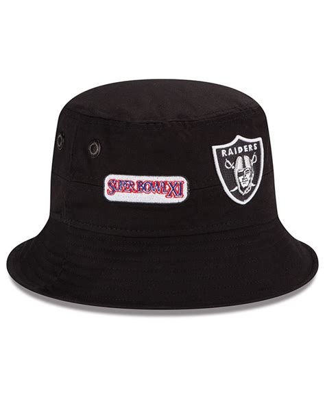 Lyst - Ktz Oakland Raiders Multi Super Bowl Champ Bucket Hat in Black for Men