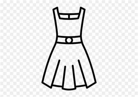 Dress Clipart Black And White